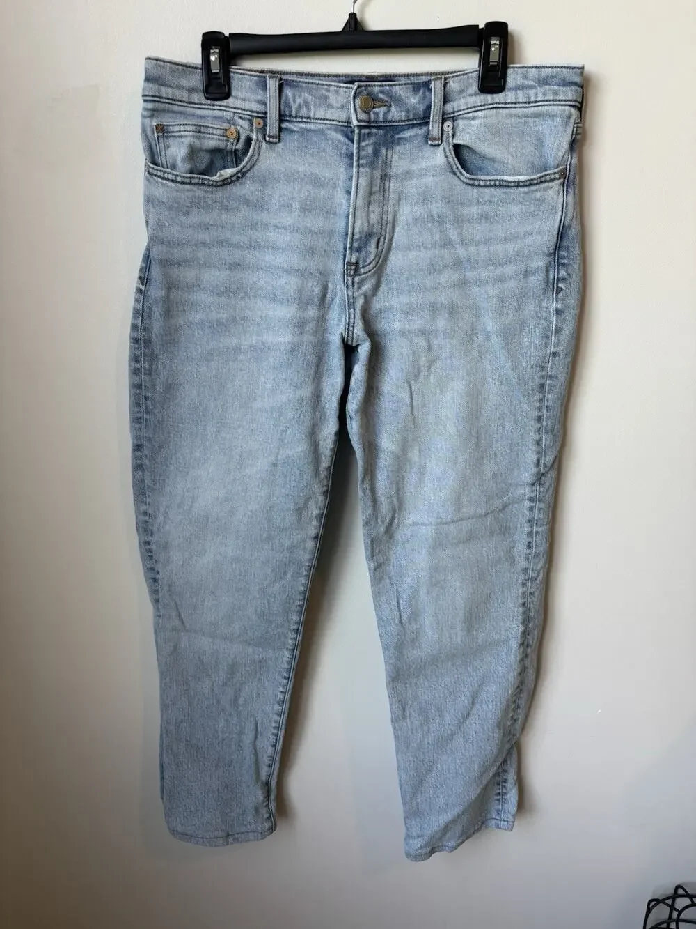 Lands End Square Rigger Mens Light wash Jeans Size 32